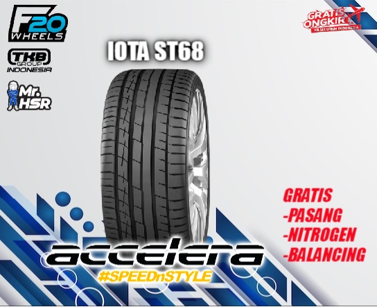 TKK - BAN MOBIL TUBLES MERK ACCELERA IOTA ST68 255 50 R19